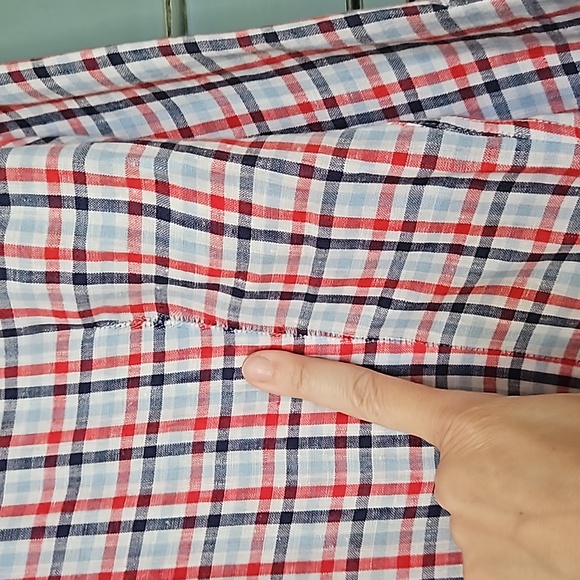 Jimmy Au Beverly Hills Mens' Button Down Linen Shirt - Picture 11 of 12